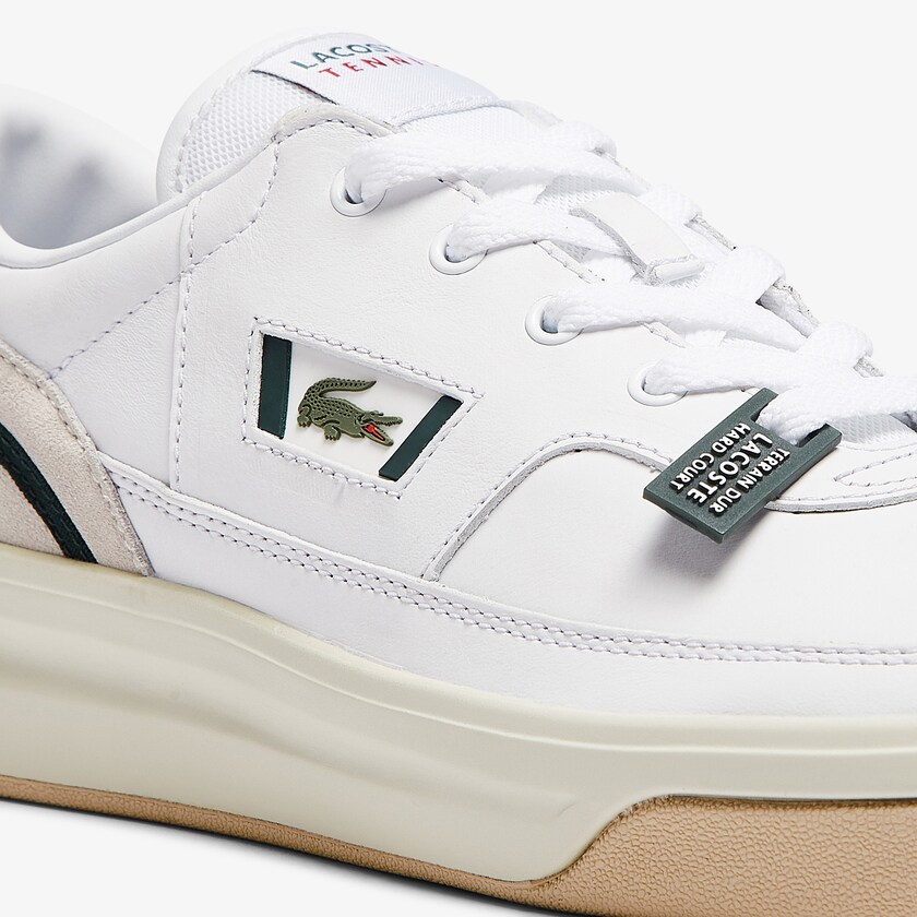 Tenis Lacoste Masculino Branco G80 Leather and Suede WA7-47464V5
