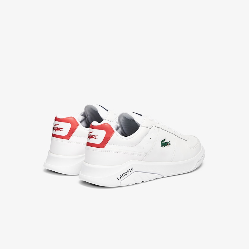 Tenis Lacoste Masculino Branco Bege Game Advance Leather QP7-43954P6