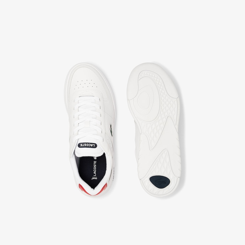 Tenis Lacoste Masculino Branco Bege Game Advance Leather QP7-43954P6