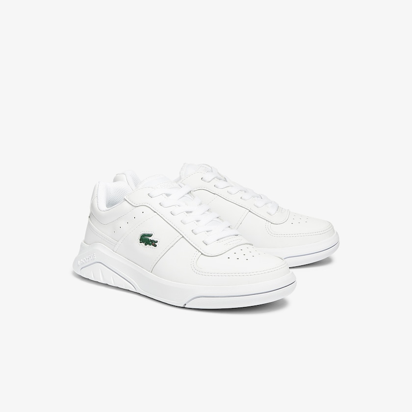Tenis Lacoste Feminino Branco Game Advance Leather and Synthetic BI5-84238O6