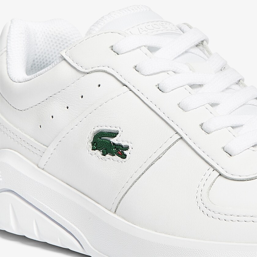 Tenis Lacoste Feminino Branco Game Advance Leather and Synthetic BI5-84238O6