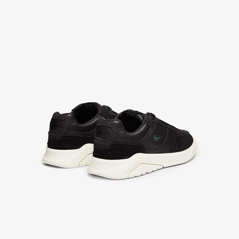 Tenis Lacoste Feminino Pretas Cinzentas Game Advance Luxe Leather and Suede GR2-69316N7