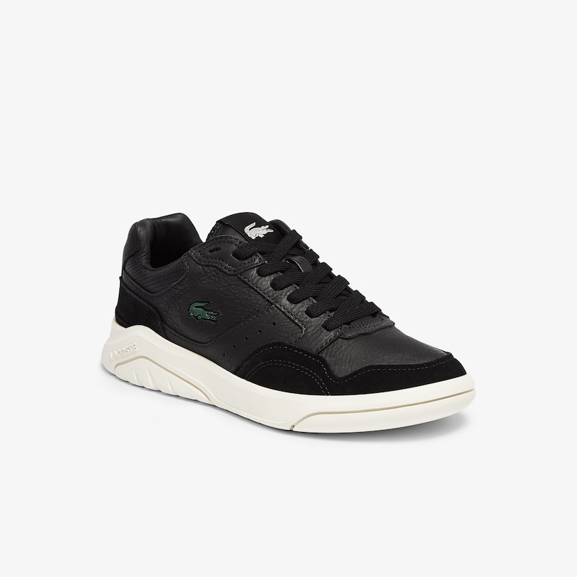 Tenis Lacoste Feminino Pretas Cinzentas Game Advance Luxe Leather and Suede GR2-69316N7