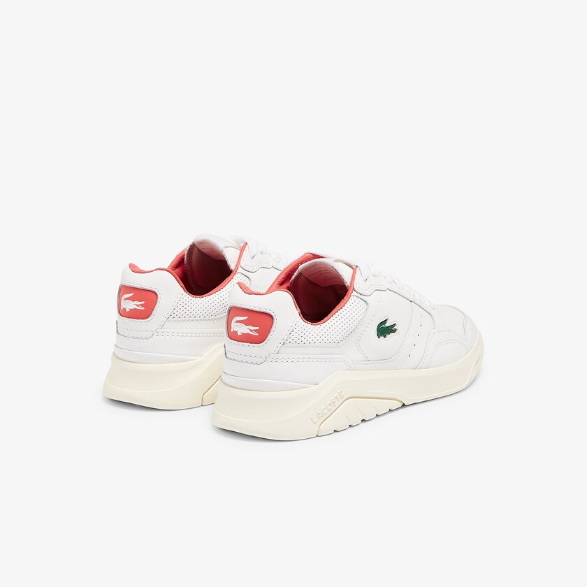 Tenis Lacoste Feminino Branco Bege Game Advance Luxe Leather RK9-45174D2