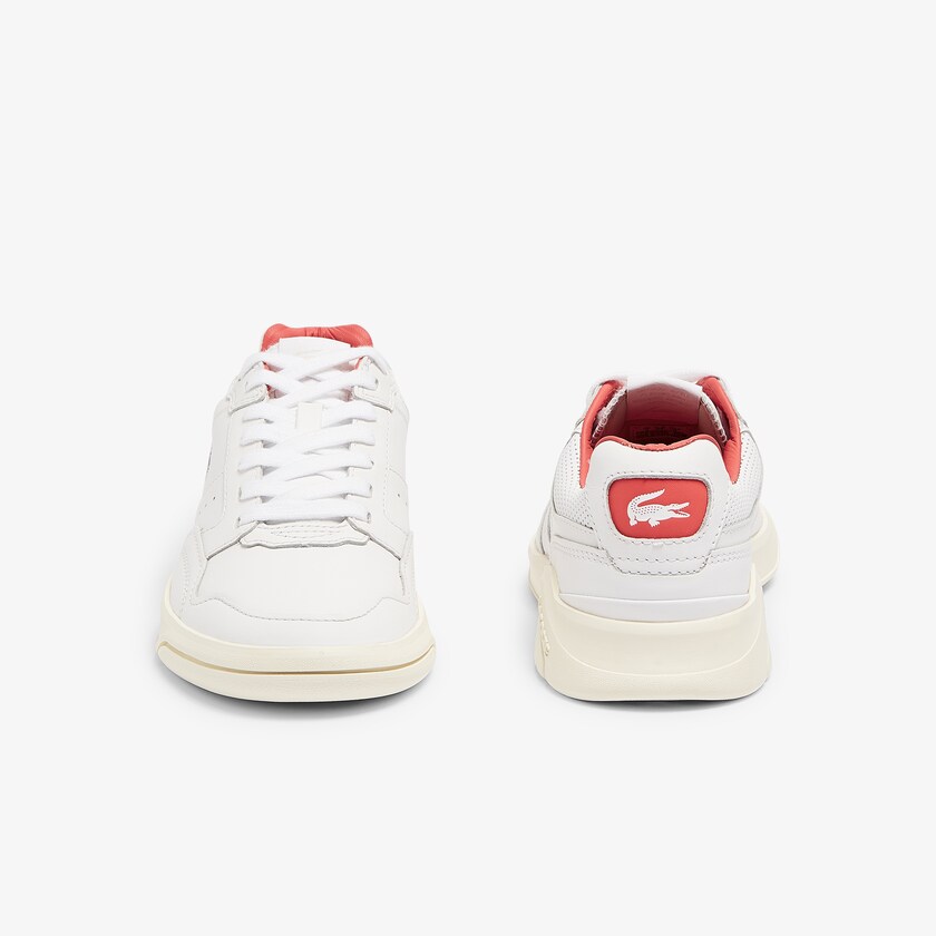 Tenis Lacoste Feminino Branco Bege Game Advance Luxe Leather RK9-45174D2