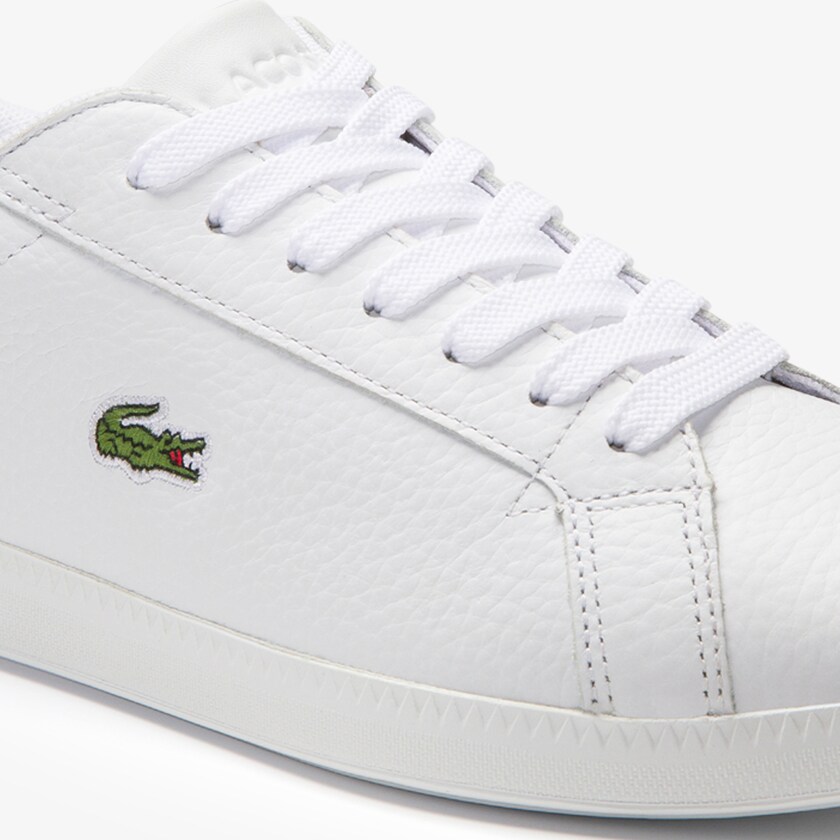 Tenis Lacoste Feminino Branco Luz Laranja Graduate Leather EN9-51645I7