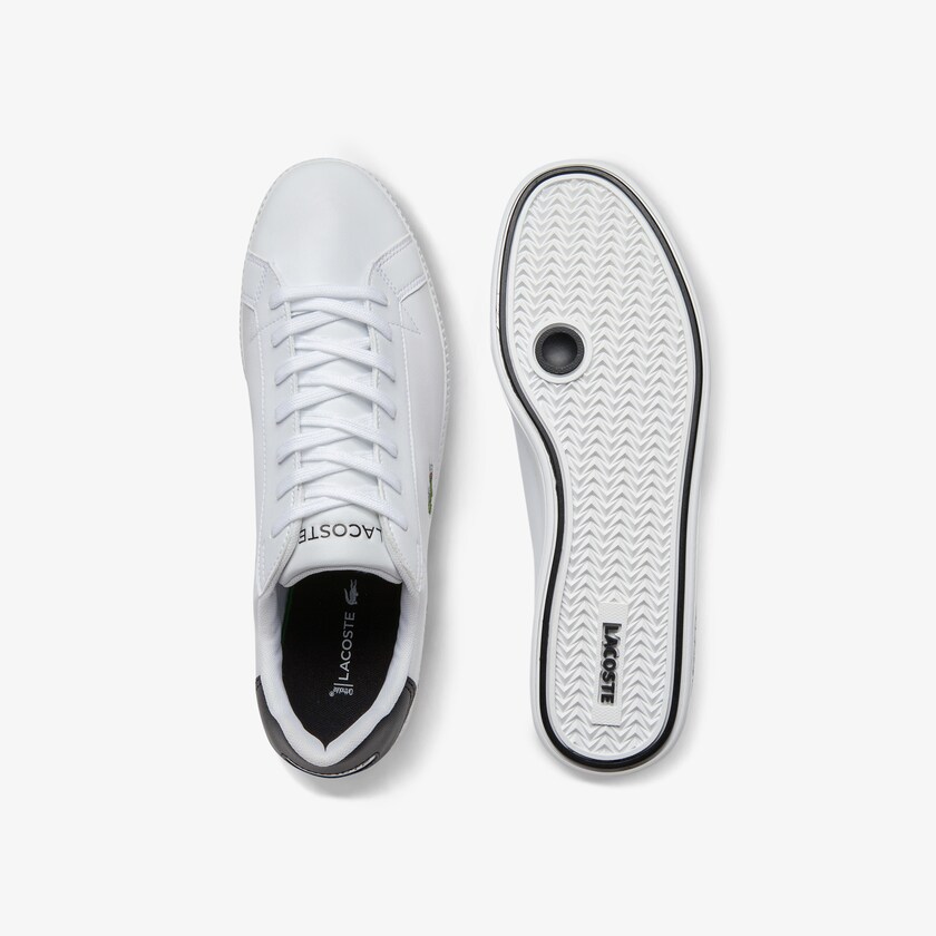 Tenis Lacoste Masculino Branco Pretas Graduate Leather NR7-89188T2