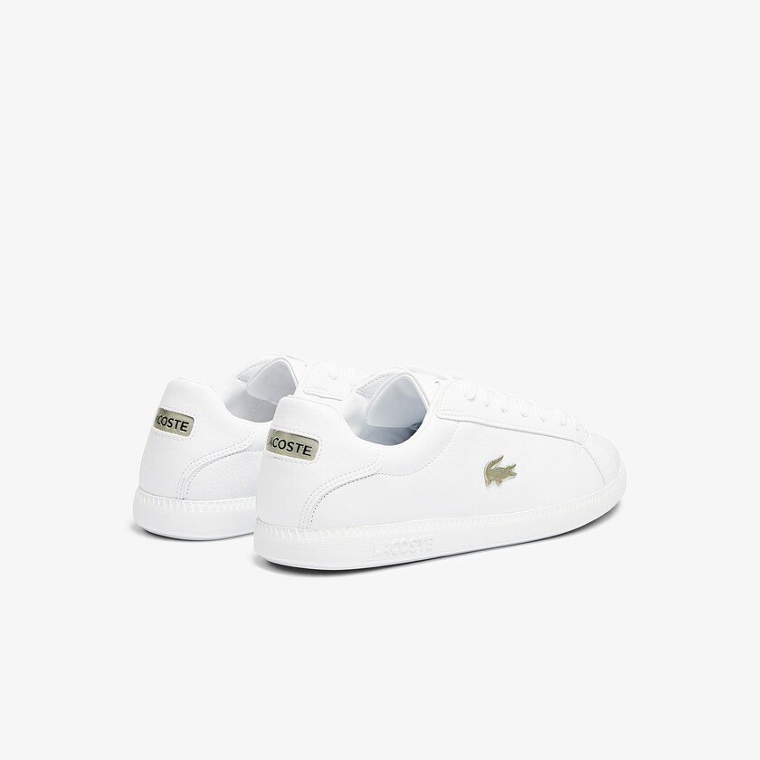 Tenis Lacoste Masculino Branco Graduate Leather and Synthetic IC1-93409C2