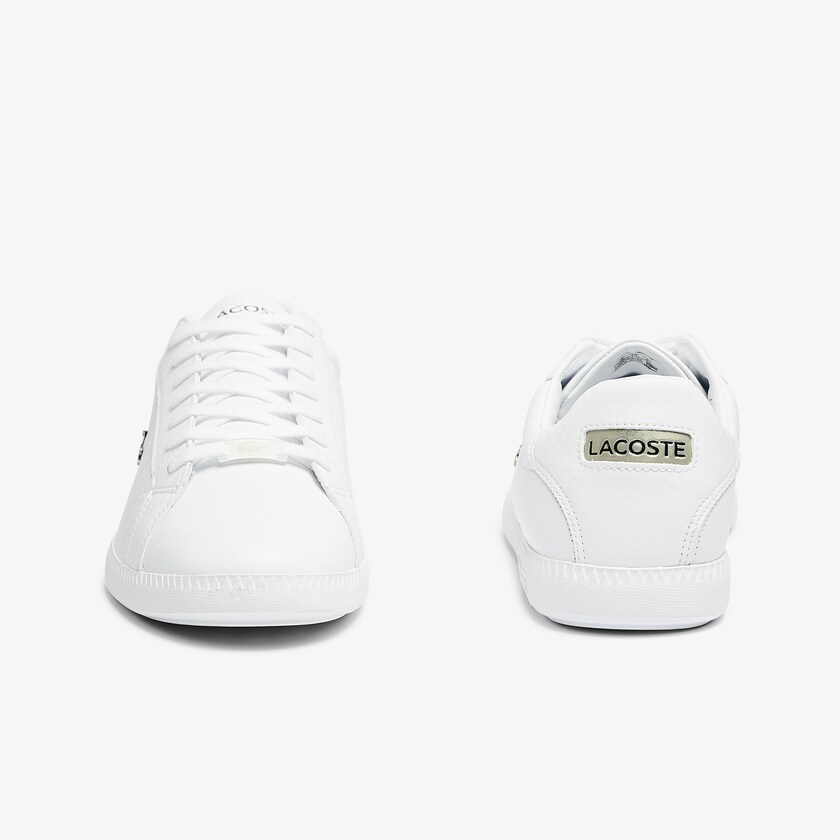 Tenis Lacoste Masculino Branco Graduate Leather and Synthetic IC1-93409C2
