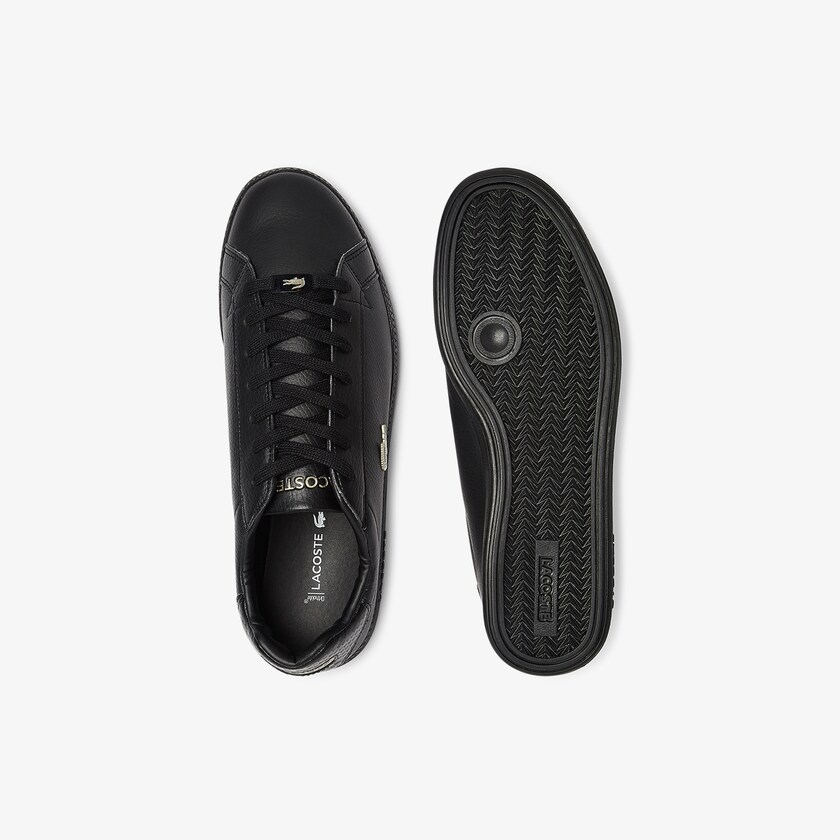 Tenis Lacoste Masculino Pretas Graduate Leather and Synthetic TD8-08560F7
