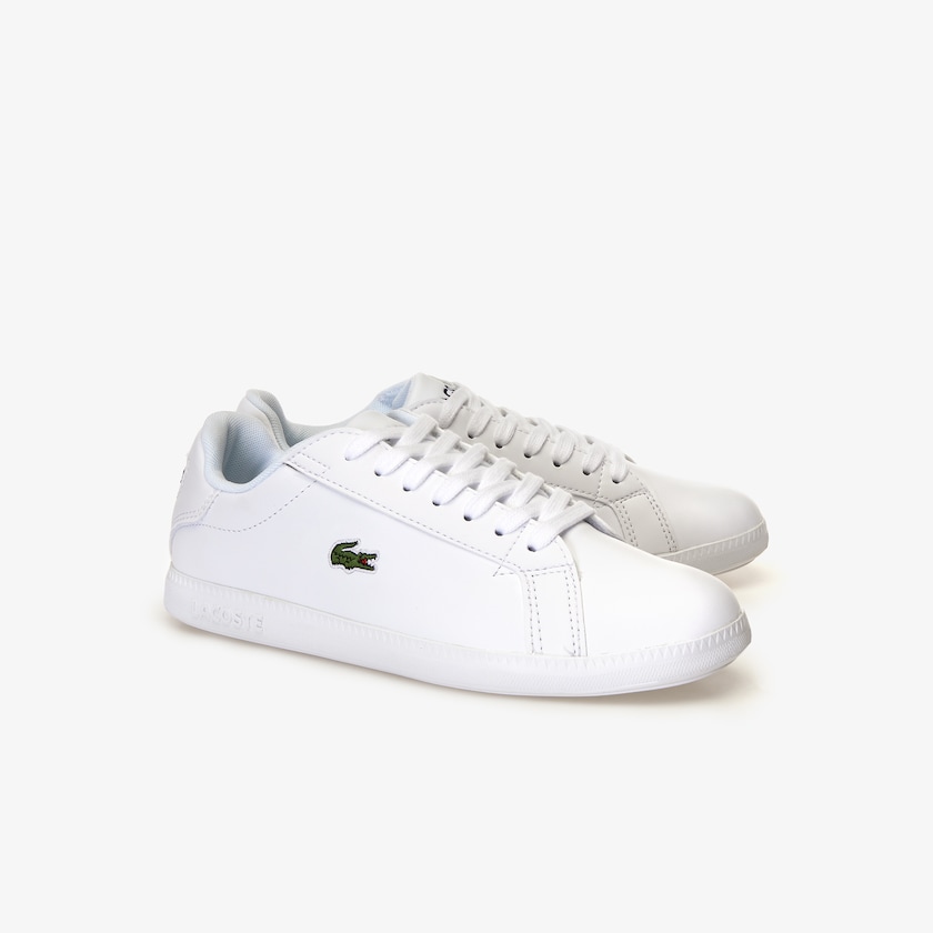 Tenis Lacoste Feminino Branco Graduate Tonal Leather PA4-59365Z1