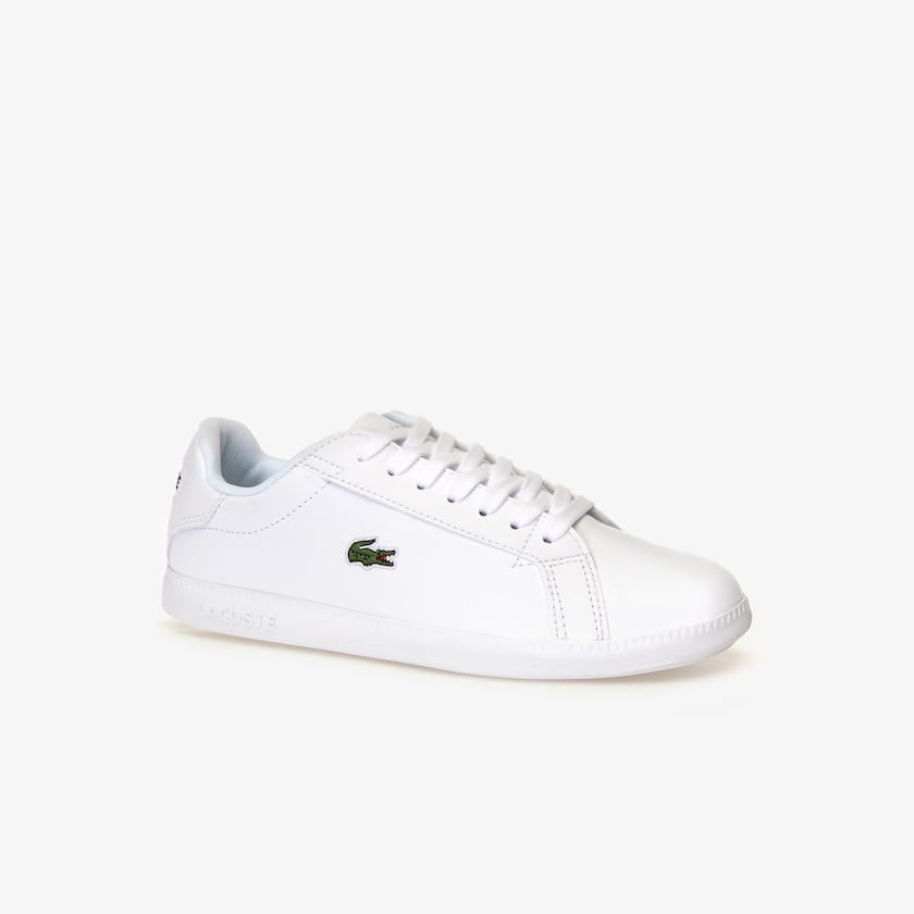 Tenis Lacoste Feminino Branco Graduate Tonal Leather PA4-59365Z1
