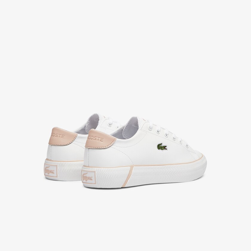 Tenis Lacoste Feminino Branco Rosa Gripshot BL Leather and Synthetic EI0-36243B4