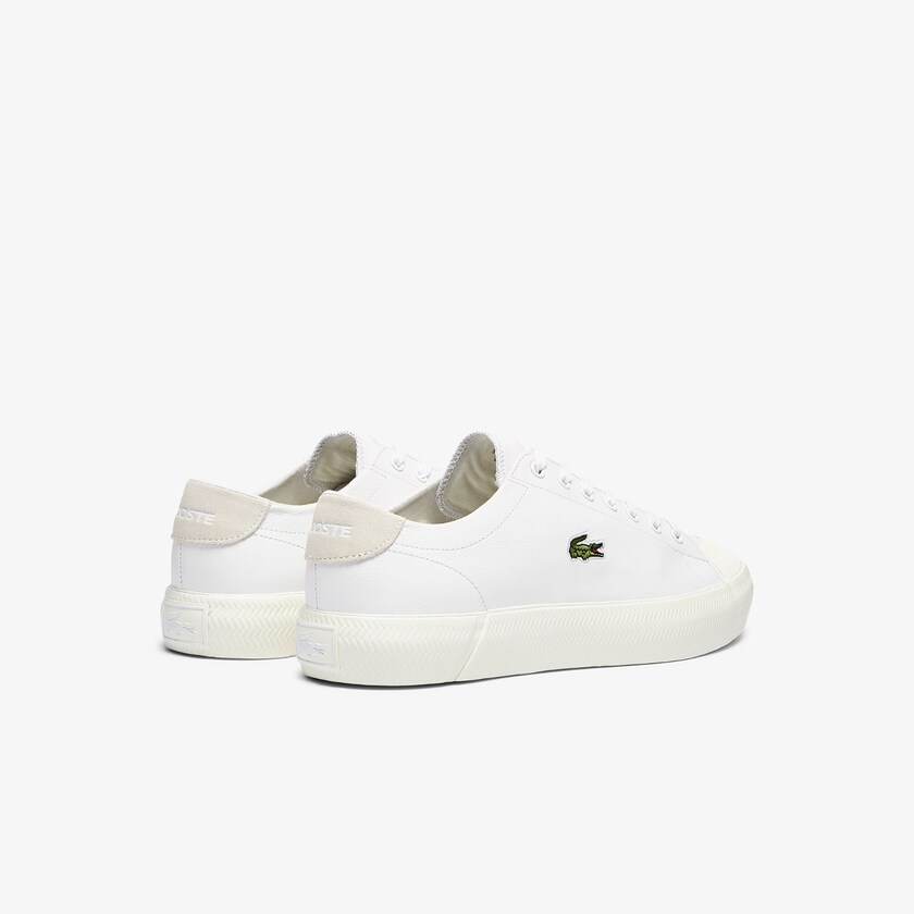 Tenis Lacoste Masculino Branco Cinzentas Gripshot Leather EH7-62366N0