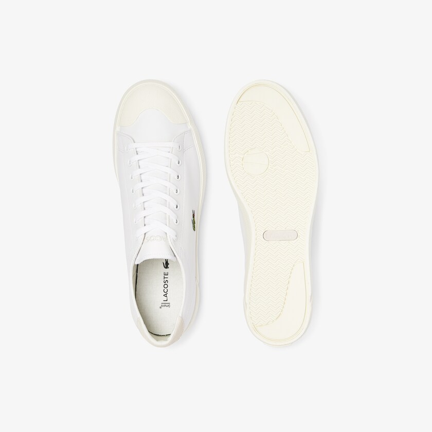 Tenis Lacoste Masculino Branco Cinzentas Gripshot Leather EH7-62366N0