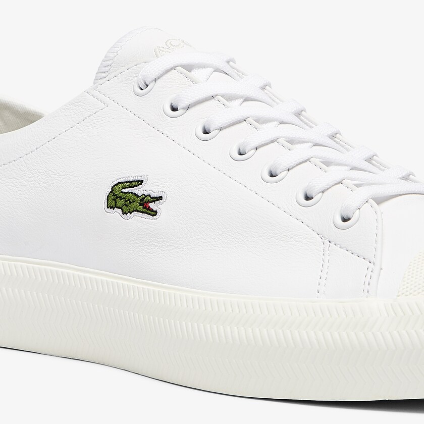 Tenis Lacoste Masculino Branco Cinzentas Gripshot Leather EH7-62366N0