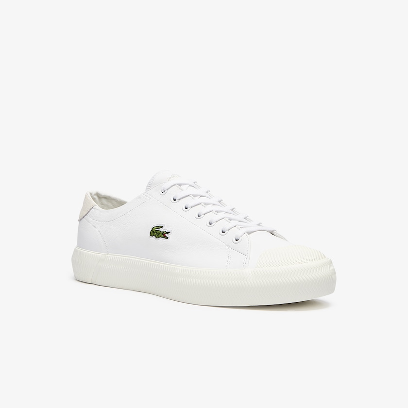 Tenis Lacoste Masculino Branco Cinzentas Gripshot Leather EH7-62366N0