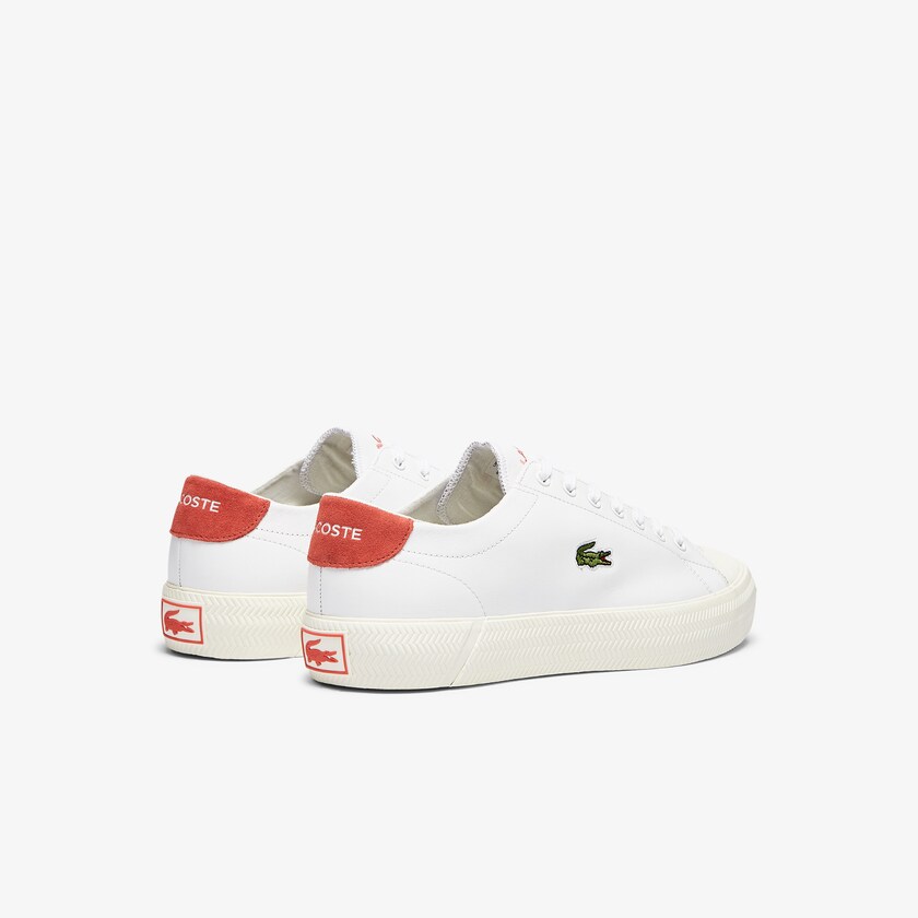 Tenis Lacoste Masculino Branco Bege Gripshot Leather YK3-34983A4