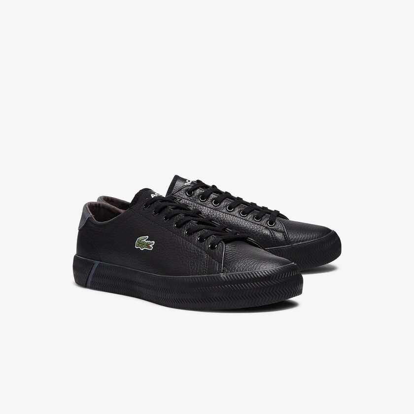 Tenis Lacoste Masculino Pretas Gripshot Tumbled Leather NY9-14301V9