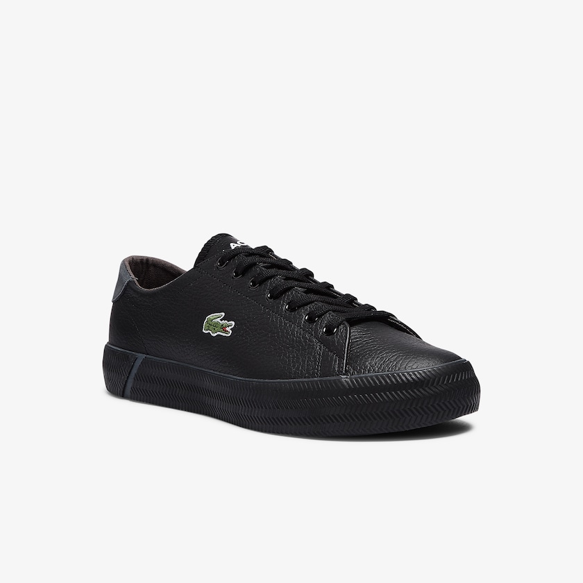 Tenis Lacoste Masculino Pretas Gripshot Tumbled Leather NY9-14301V9