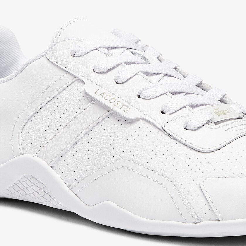Tenis Lacoste Feminino Branco Hapona Leather and Synthetic CC4-20472Q5