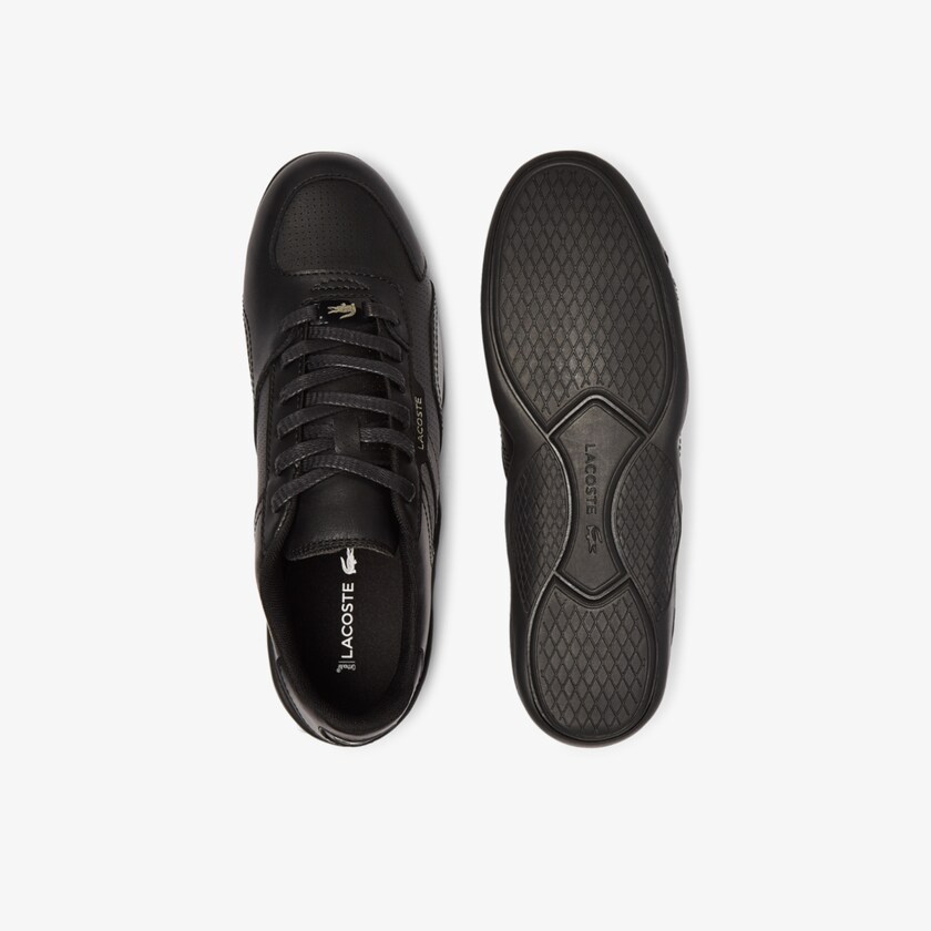 Tenis Lacoste Feminino Pretas Hapona Leather and Synthetic XO4-29912I8