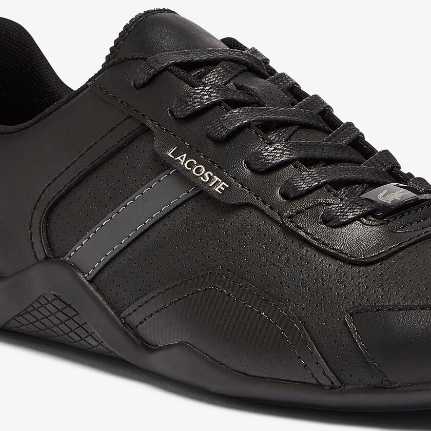 Tenis Lacoste Feminino Pretas Hapona Leather and Synthetic XO4-29912I8