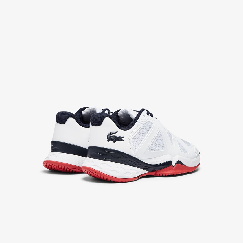 Tenis Lacoste Feminino Branco Coral LC Scale II Textile HN2-75017S9