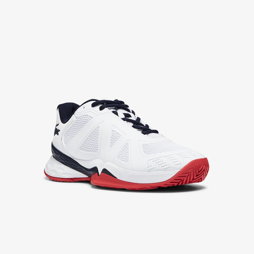 Tenis Lacoste Feminino Branco Coral LC Scale II Textile HN2-75017S9