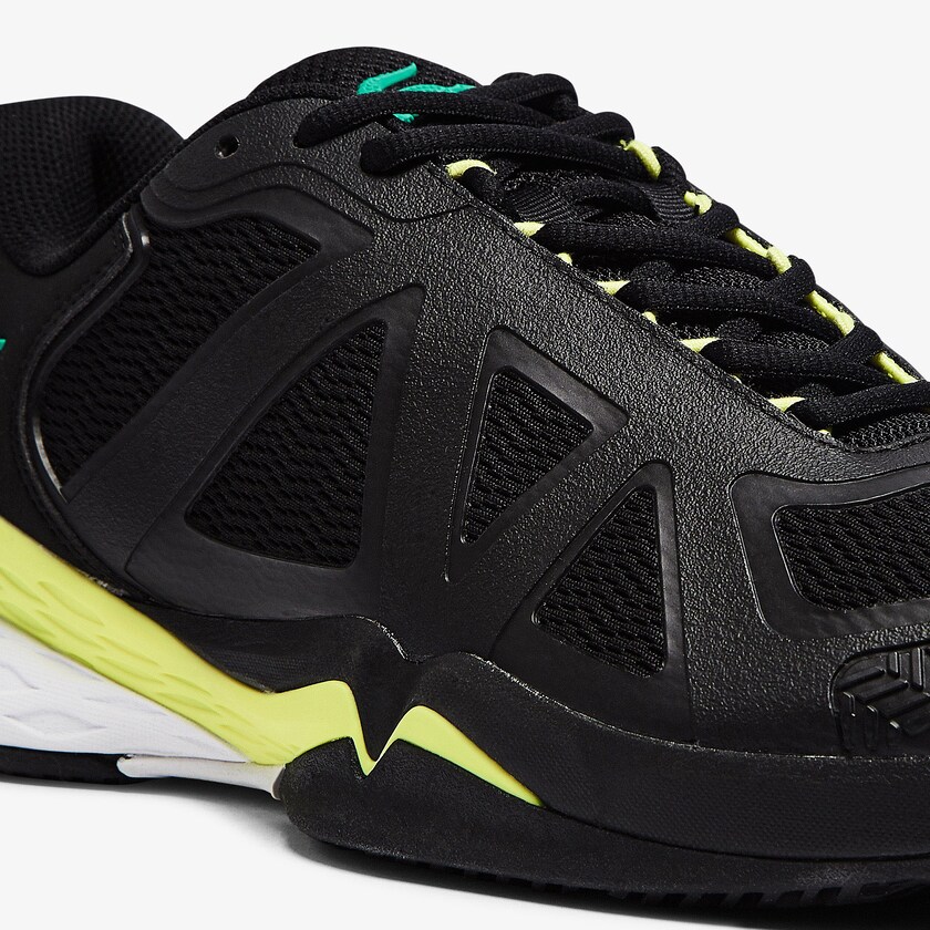 Tenis Lacoste Masculino Pretas Luz Amarelas LC Scale II Textile ZZ3-65096H7