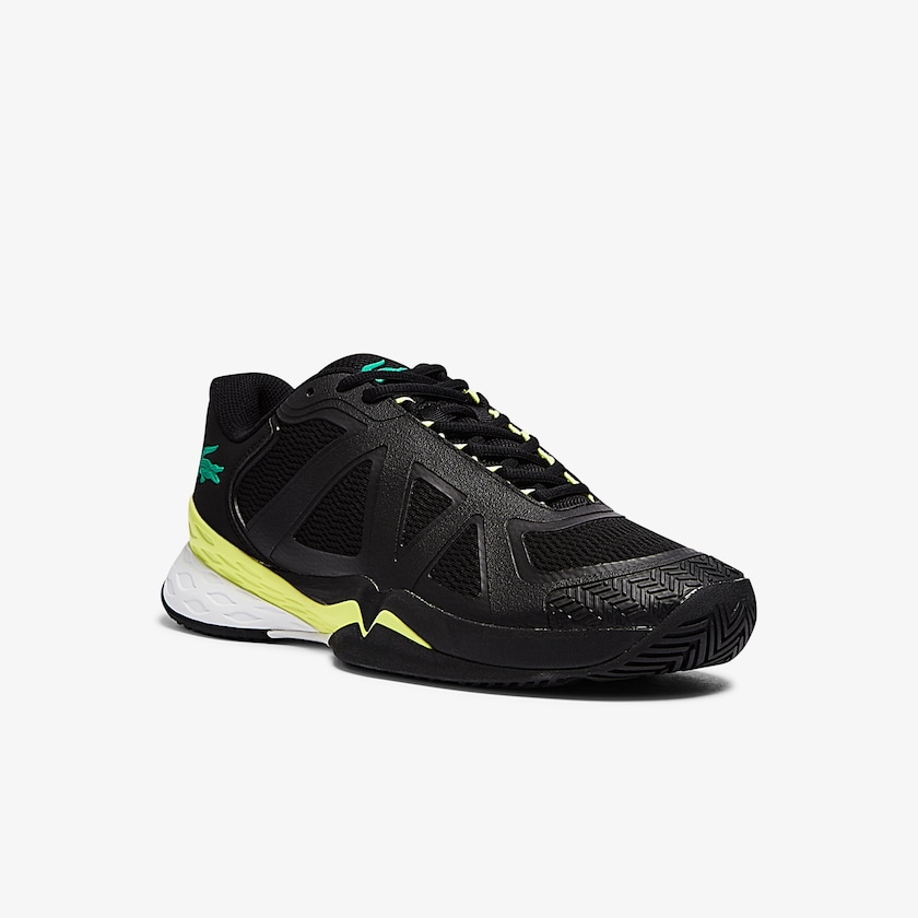 Tenis Lacoste Masculino Pretas Luz Amarelas LC Scale II Textile ZZ3-65096H7