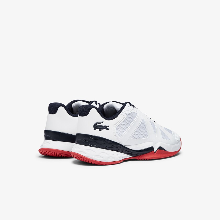 Tenis Lacoste Masculino Branco Coral LC Scale II Textile JC0-28002W8