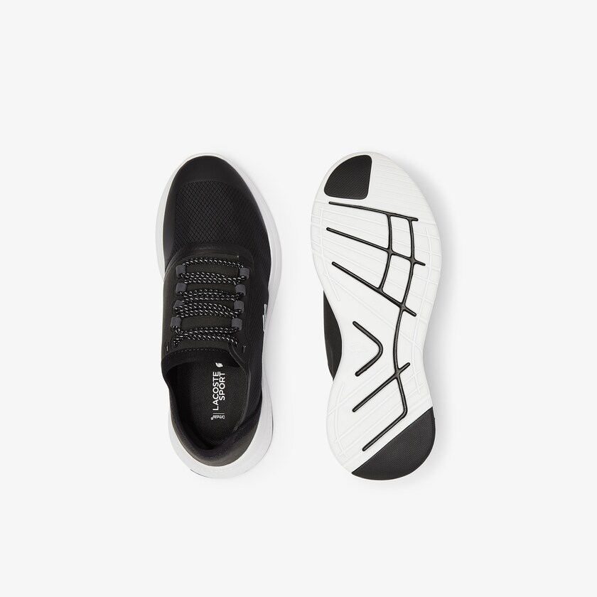 Tenis Lacoste Feminino Pretas Branco LT Fit Synthetic and Textile TL9-75817F5