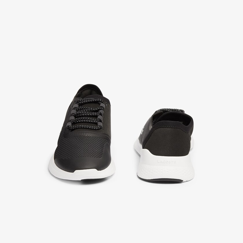 Tenis Lacoste Feminino Pretas Branco LT Fit Synthetic and Textile TL9-75817F5