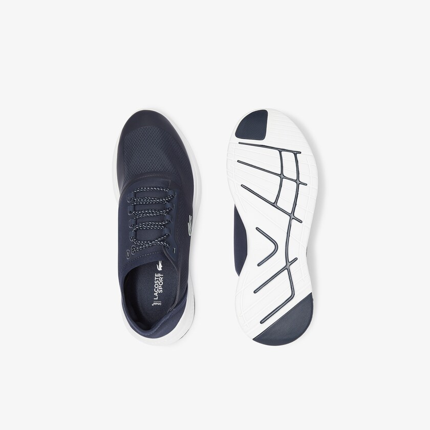 Tenis Lacoste Masculino Azul Marinho Branco LT Fit Textile ZN1-08410L7
