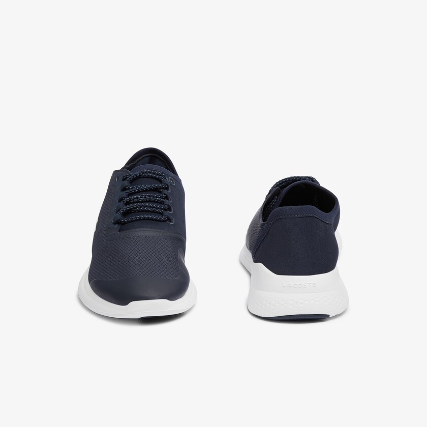 Tenis Lacoste Masculino Azul Marinho Branco LT Fit Textile ZN1-08410L7