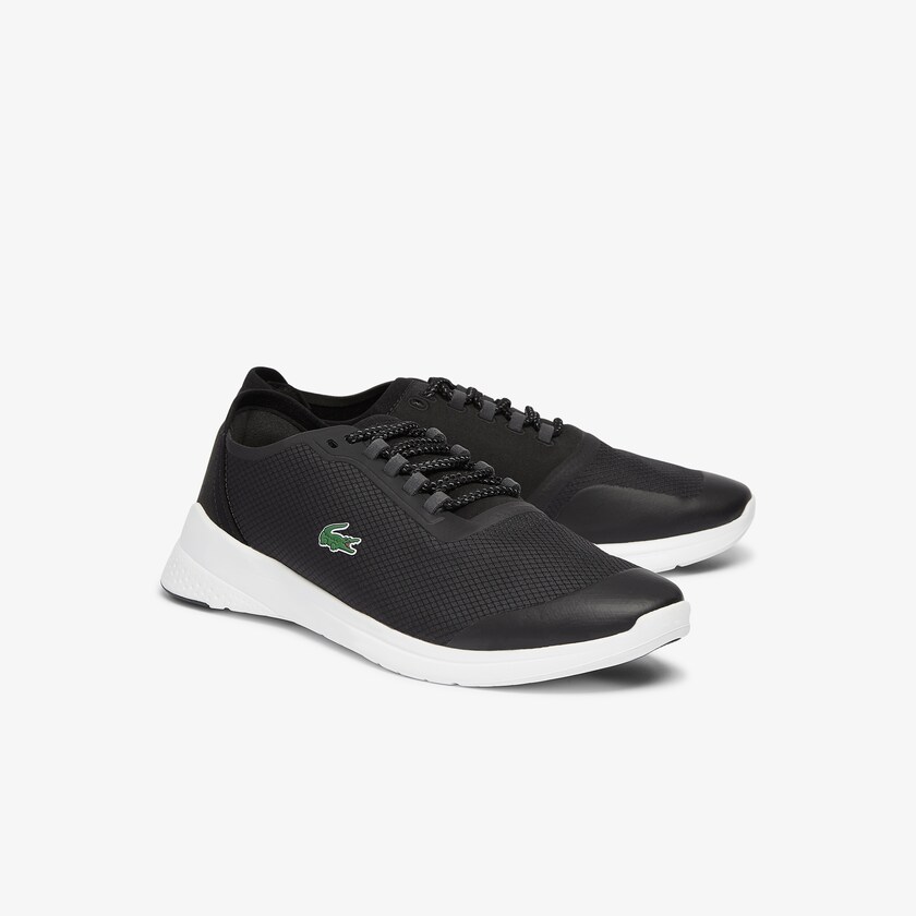 Tenis Lacoste Masculino Pretas Branco LT Fit Textile CS7-81658H7