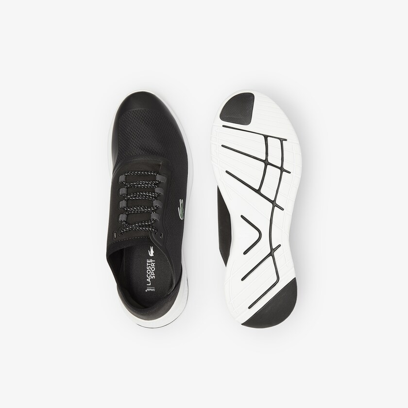Tenis Lacoste Masculino Pretas Branco LT Fit Textile CS7-81658H7