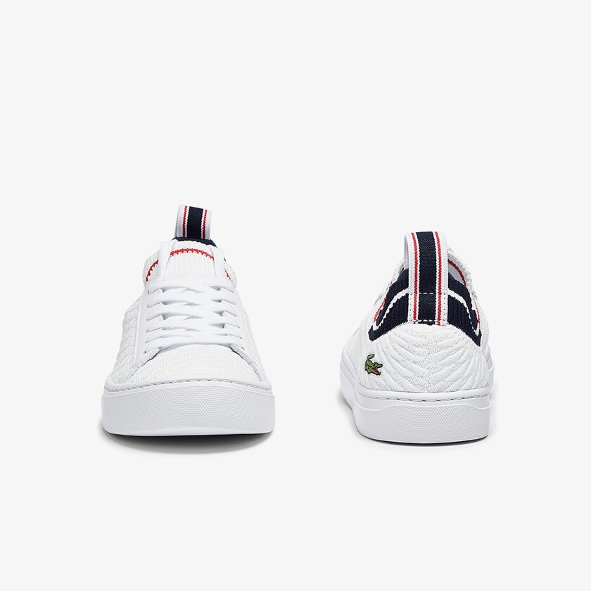 Tenis Lacoste Feminino Branco Bege La Piquée Textile EP2-47534O0