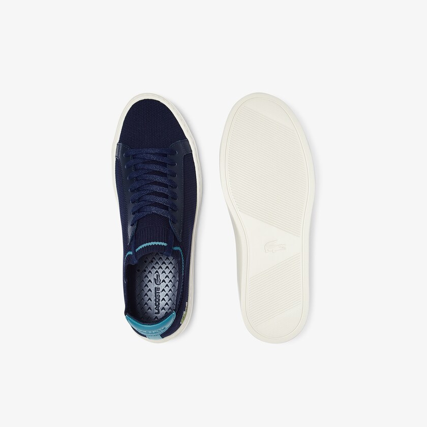 Tenis Lacoste Masculino Azul Marinho La Piquée Textile Knit GW9-95269V2