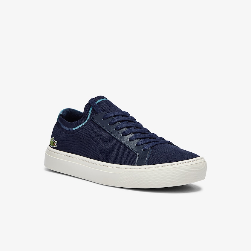 Tenis Lacoste Masculino Azul Marinho La Piquée Textile Knit GW9-95269V2