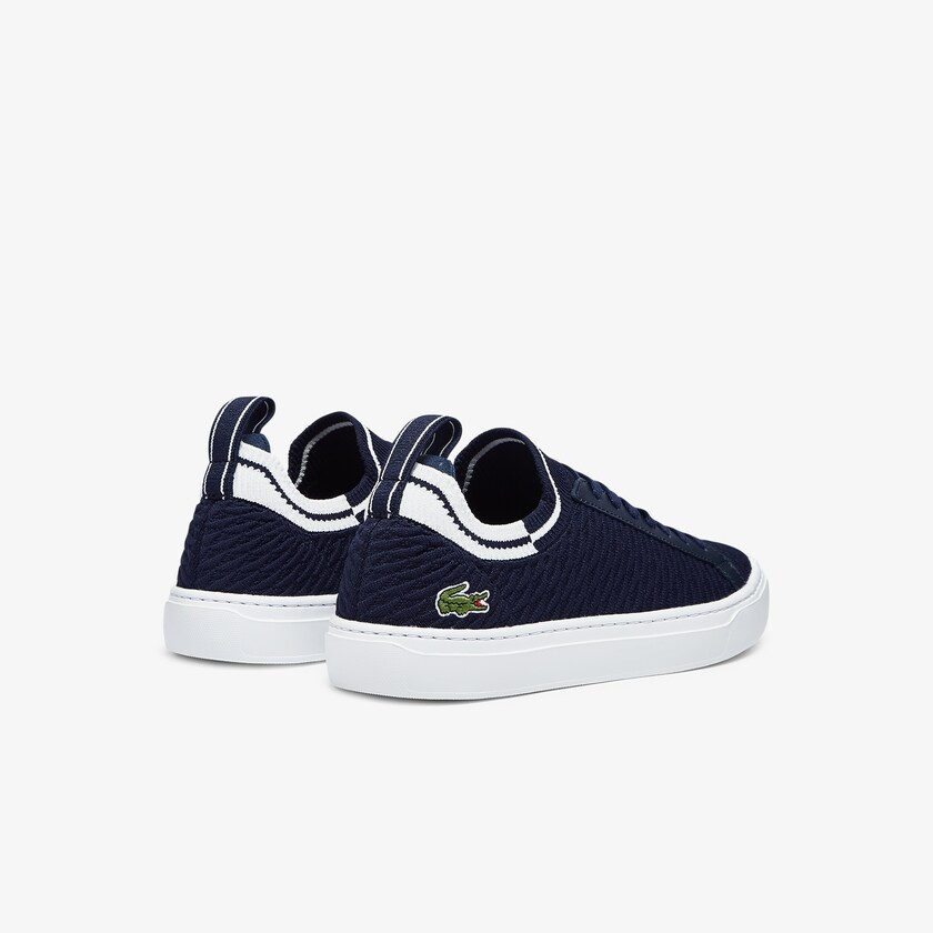 Tenis Lacoste Masculino Azul Marinho Branco La Piquée Textile SL0-23662M5
