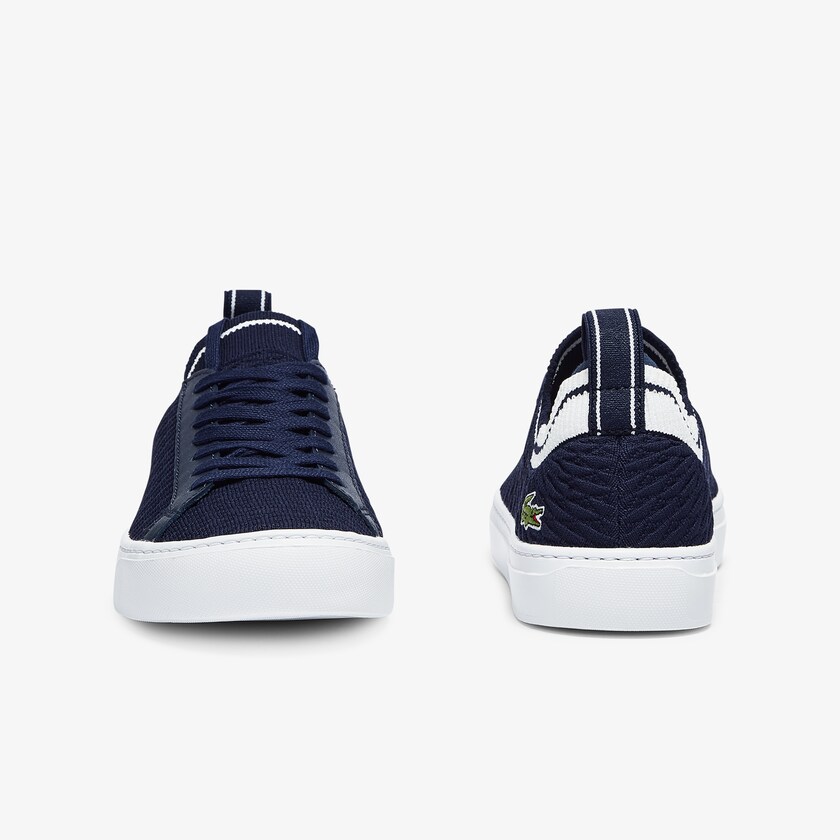 Tenis Lacoste Masculino Azul Marinho Branco La Piquée Textile SL0-23662M5