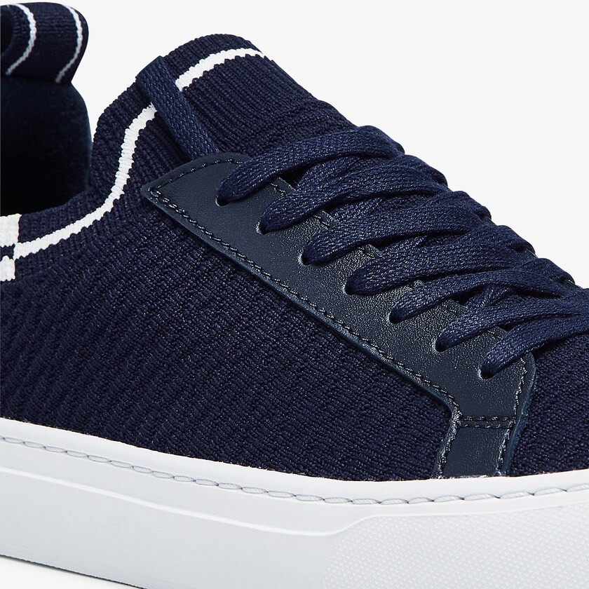Tenis Lacoste Masculino Azul Marinho Branco La Piquée Textile SL0-23662M5