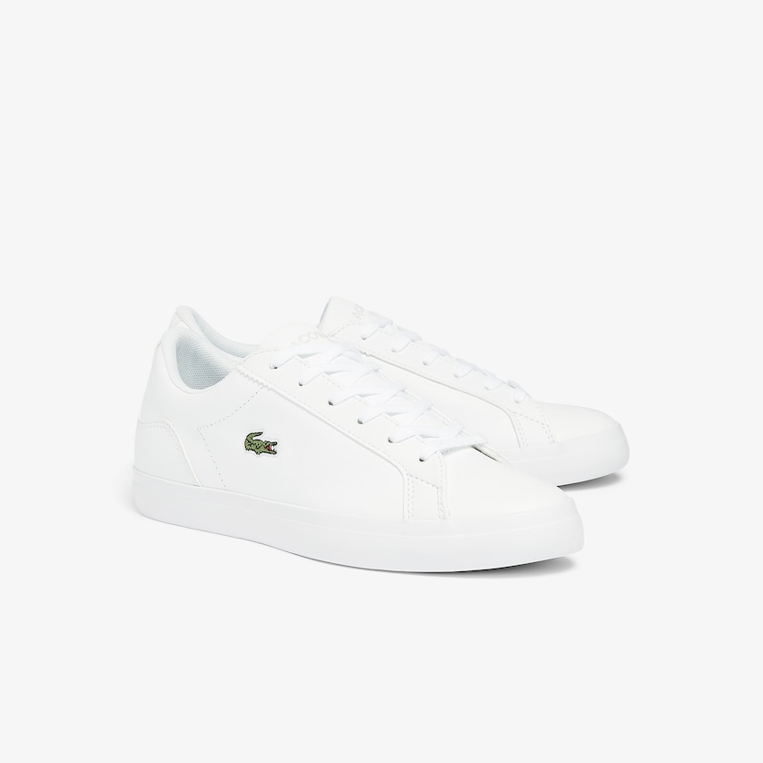 Tenis Lacoste Feminino Branco Lerond BL Leather and Synthetic HJ6-70517N4