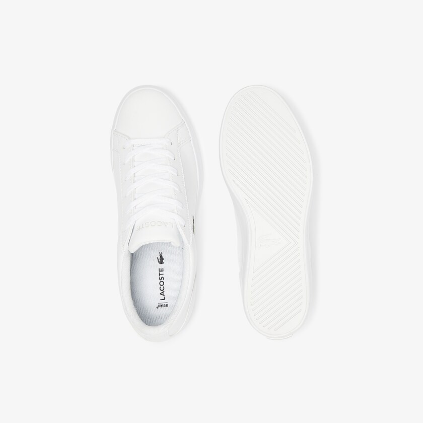 Tenis Lacoste Feminino Branco Lerond BL Leather and Synthetic HJ6-70517N4