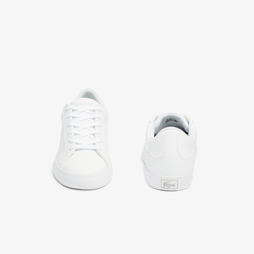 Tenis Lacoste Feminino Branco Lerond BL Leather and Synthetic HJ6-70517N4