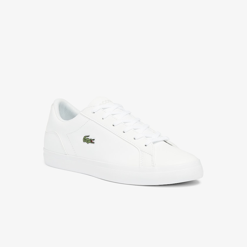 Tenis Lacoste Feminino Branco Lerond BL Leather and Synthetic HJ6-70517N4