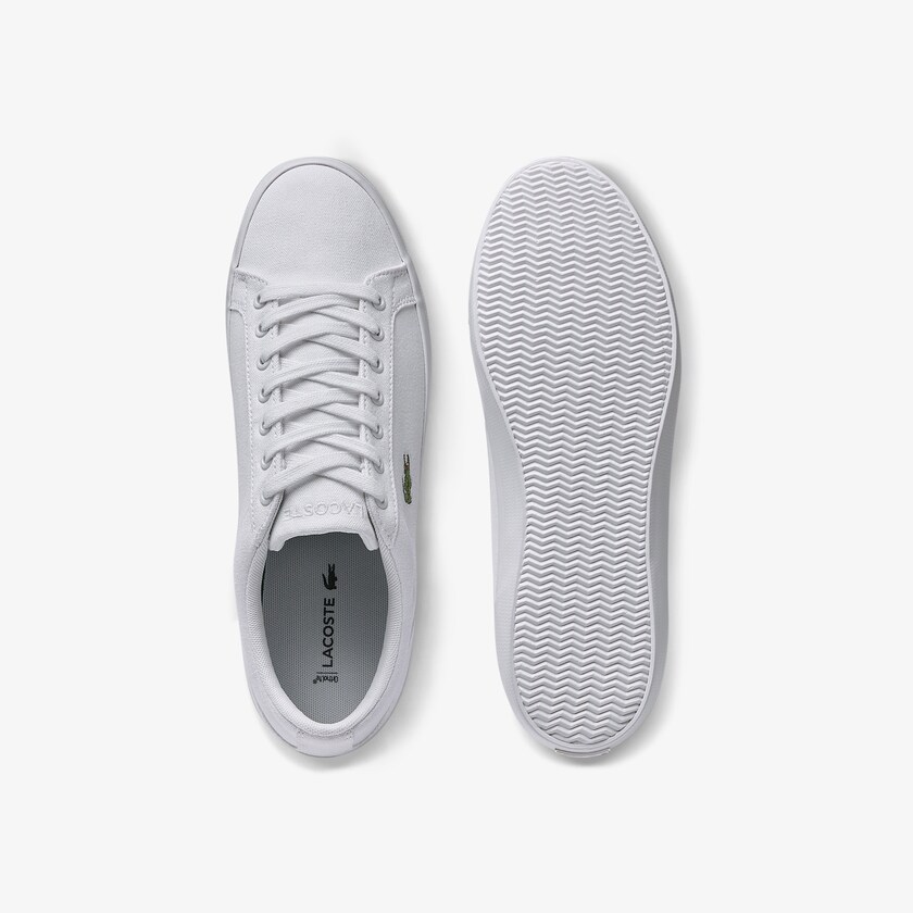 Tenis Lacoste Masculino Branco Lerond Canvas DL5-62446N6