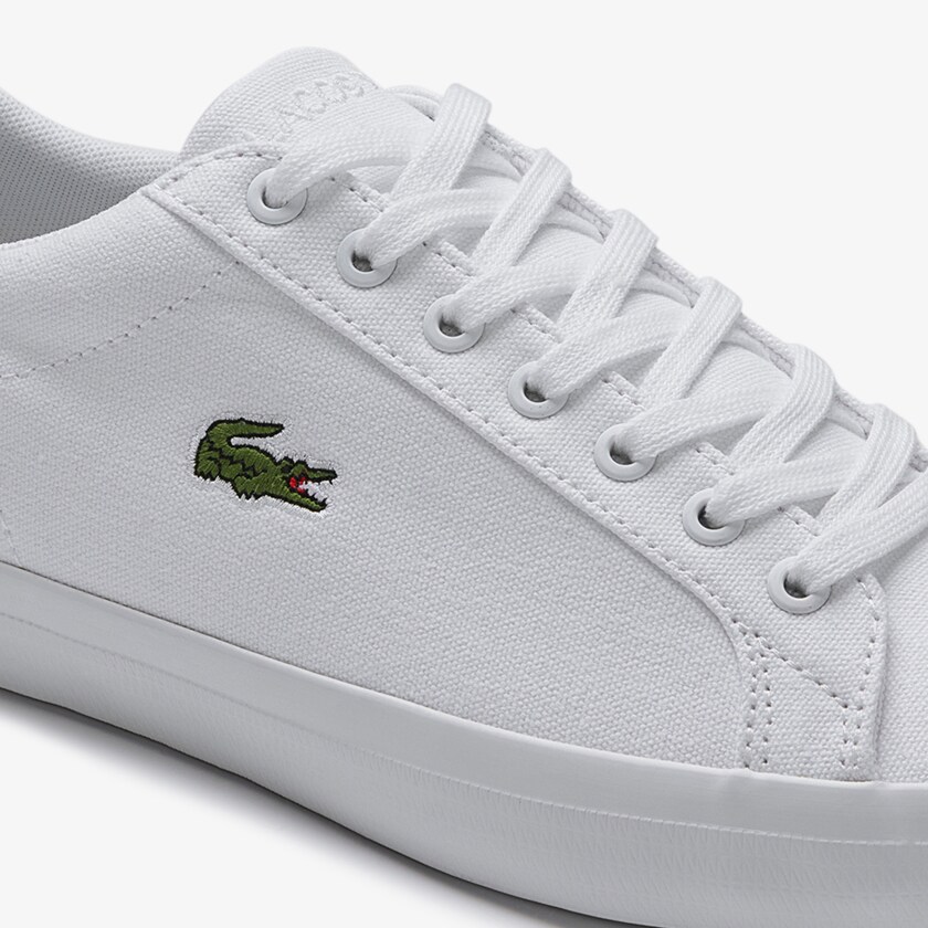 Tenis Lacoste Masculino Branco Lerond Canvas DL5-62446N6